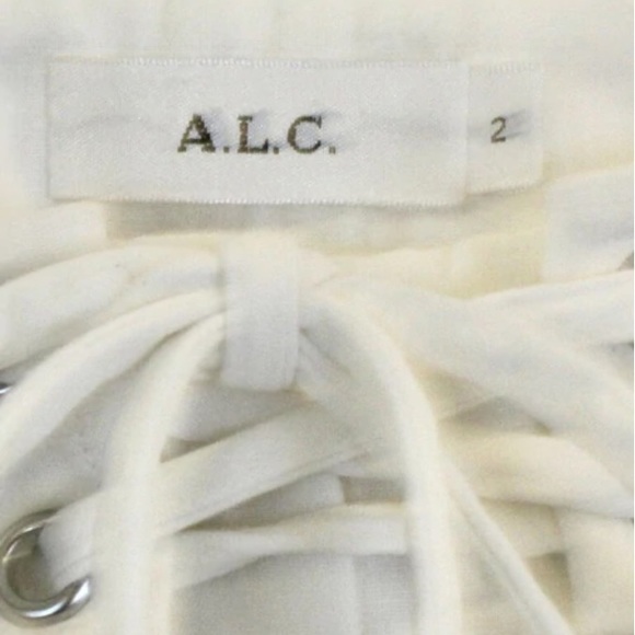 A.L.C. Cream Wide Leg Pants - Picture 5 of 5